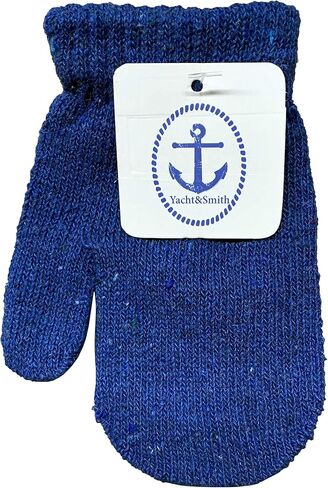 24 Piece Kids Winter Set: 12 Pack Beanie Hats + 12 Pairs Winter Gloves/Mittens, For Children, Bulk Boys Girls Cold Weather in Saudi Arabia
