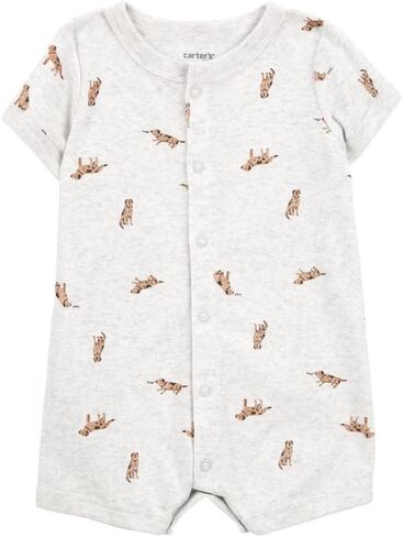 رومبر للأطفال من Carter's Baby قطعة واحدة بأكمام قصيرة (أخضر استوائي، 18 شهرًا) in Kuwait