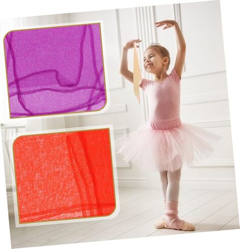 Vanzack 12pcs تلعب Dressves Dance Veil for Performance Juggling Creative Play Drigh in Saudi Arabia