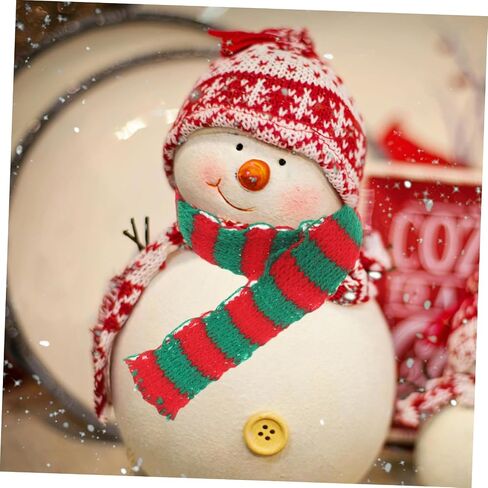 TOYANDONA 30Pcs Mini Knitted Scarves for Dolls Christmas Themed Scarves and Decorative Accessories for in Saudi Arabia