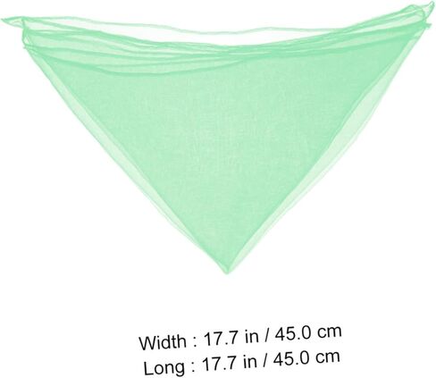 10Pcs Lightweight Scarves for Bright Color Performance Props Chiffon Veils Easy to Clean and Comfortable for Dance Activities in Kuwait