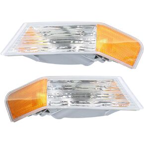LABLT A Pair of Front Turn Signal Lights Side Marker Lamp Corner Lights Replacement for Jeep Patriot 2007-2014 68004181AA 68004180AA