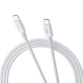 كابل شحن سريع 60 وات USB C إلى C سلك شاحن سريع عالي الطاقة متوافق مع 15 سلسلة iPhone، كابل 4FT للشحن اليومي للمكتب المنزلي in Kuwait