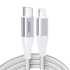 PD Fast Charging Cable 1M USB C to Lightning Cable MFi Certified Charger for iPhone/Ipad White …