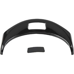Center Console Armrest Storage Box Button Switch Cover,KIMISS Armrest Box Button Decorative Cover Replacement for C‑Class W205 GLC X253 2015‑2021 (Stoving Varnish Black)