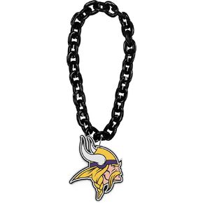 aminco Minnesota Vikings Viking Head Logo NFL Fan Chain, Black in Kuwait