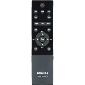 Toshiba CT-RC2US-17 LCD TV Remote Control for 32L221U, 43L621U, 49L621U, 55L421U, 55L621U, 65L621U
