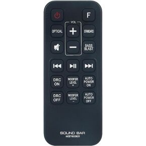 AKB74935621 Replacement Remote Control Applicable for LG Sound Bar SJ2 SJ2.AEUSLLK SJ2.DEUSLLK