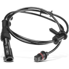 A-Premium ABS Wheel Speed Sensor Compatible with Jaguar Models - S-Type, Super V8, Vanden Plas, XJ8, XJR, XK, XKR - Front Driver or Passenger Side, Replace# C2C13785, C2C14613