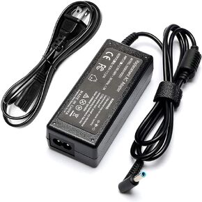45W Ac Charger for HP Chromebook 14 11 G5 EE 11-v031nr 11-v010nr 11-v010wm 11-v020wm 11-v025wm 11-v032nr 14-ak040wm 14-ak041dx 14-ak060nr 14-x013dx 14-x010nr Laptop Power Supply Adapter Cord