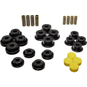 Energy Suspension 2.3106G Front Control Arm Bushing Set for Jeep TJ , black