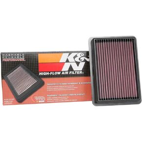 K&N Engine Air Filter: Reusable, Clean Every 75,000 Miles, Washable, Premium, Replacement Car Air Filter: Compatible with 2019-2020 MAZDA 3; 2019-2020 MAZDA CX-30, 33-5096