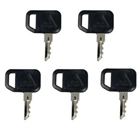 AM131841 Ignition Key for John Deere 300 400 GT GX LX 130 160 165 Gator 4X2 6X4 622 600 1800 2020 2030A 850D 855D (5), Black