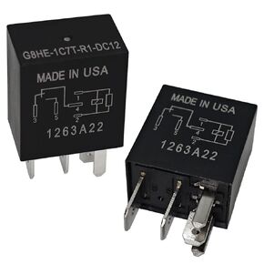 Relay G8HE-1C7T-R1-DC12 (Set of 2), 12VDC 5Pins Plug-in Installation Automotive Relay - OEM Replacement, SPDT