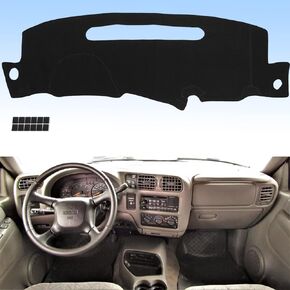 Dashboard Dash Cover Flannel Dash Mat Custom Compatible with 1998-2005 Chevrolet Blazer/ S10, 1998-2004 GMC Jimmy/Sonoma, Sonoma, Anti-Glare, Anti-Reflection, No Peculiar Smell