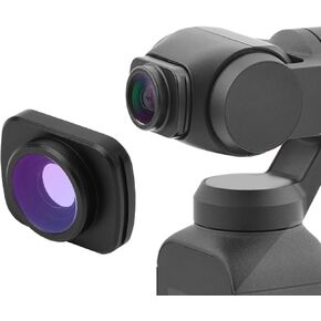 Wide Angle Lens for DJI OSMO Pocket1 Pocket2, Portable External Wide Angle Magnetic Anamorphic Lens for DJI OSMO, Handheld Gimbal Camera Optical Glass Lens