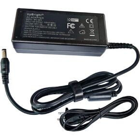 محول UpBright 14V AC/DC متوافق مع Samsung F24T350FH C24RG50FQN C27R500FHN S22R350FHN LS22R350FHNXZA S24R350FHC LS24R350FHNXZA S24R352FHC LS24R356FHNXZA S27R350FHE LS2 7R350FHUXEN مزود الطاقة