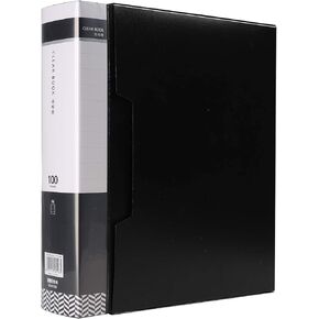 100-Pocket Protector Presentation Book, A4 Size, 200-Page Capacity Available for Report Sheets Artworks Music Sheet,Clippings (Sky Blue - 100) in Kuwait