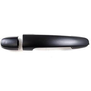 PT Auto Warehouse TO-3180A-FRK - Outside Exterior Outer Door Handle, Textured Black - without Keyhole, Front (Left or Right)