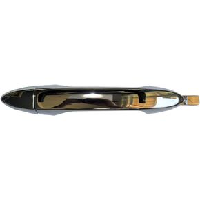 PT Auto Warehouse HO-3309M-RR - Outer Exterior Outside Door Handle, Chrome Finish - Passenger Side Rear Right
