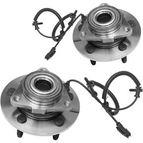 KEYOOG 2Pcs Front Wheel Hub and Bearing Assembly Fit for 2012 2013 1014 2015 2016 2017 2018 Ram 1500 515151 x2 (MB25309) [5 Lug W/ABS]