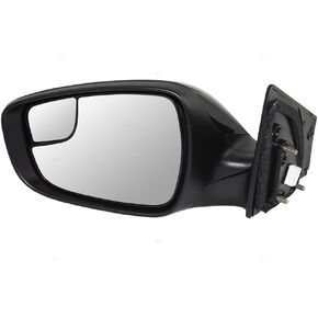 Brock Replacement Drivers Power Side View Mirror Heated with Blind Spot Glass Compatible with 2014-2016 Elantra Korea 87610-3X680