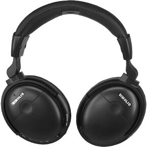 SIMOLIO Replacement Headphones Receiver in Ear & Over Ear 2.4GHz Wireless TV Headsets (Headset Only, No Transmitter)