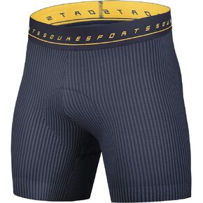 Souke Sports Bike Shorts for Men Padded Men's Cycling Underwear Biking Bicycle Undershorts with Anti-Slip Leg Grips