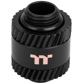 Thermaltake Pacific SF Male to Male 20mm Extender Silver Black/DIY LCS/Fittings CL-W390-CU00SL-A