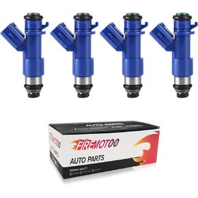 Fuel Injectors set of 4 Compatible with Acura Integra RDX RSX Honda Civic Replace 16450-RWC-A01 410CC 12 Holes