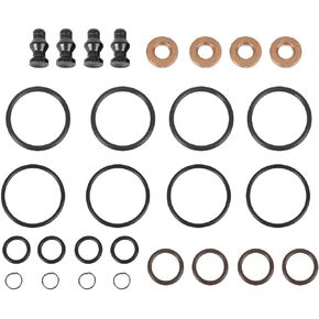 X AUTOHAUX Fuel Injector Seal Repair Kit for Audi A2 1.2 TDI 1.4 TDI for VW Golf Jetta 1.9 TDI