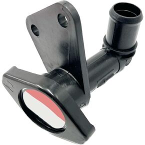 Radiator Hose Coolant Filler Neck, Radiator Water Filler Assembly 19050-RNB-A01 Black Compatible with Civic 2006-2011