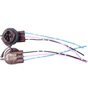 2 Packs 3157 4157 LED Bulbs Socket Holder Pre-wired Wiring Sockets Auto Car Turn Signal Tail Stop Rear Brake Light Base 3 Wires Harness Plugs Connectors