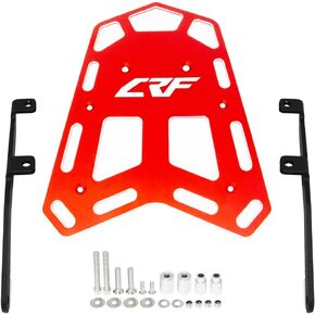 CNC Rear Seat Top Luggage Cargo Tail Rack Holder Compatible for CRF450L CRF450RL 2019-2022 (Black)