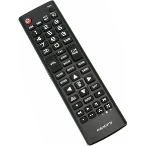 AKB73975722 TV Remote Control Replacement fit for LG LED HDTV 22LB4510 22LH4530 24LF4520 29LB4510 28LF4520 28LF4520WU 28LF4520-WU 24LB4510-PU 24LB451B 24LB451B-PU 24LF4520-WU 24LF452B 24LH4530-PU