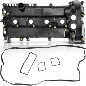 A-Premium Engine Valve Cover, with Valve Cover Gasket & Bolt, Compatible with Land Rover LR2 2013-2015, Discovery Sport 2015-2018, Range Rover Evoque 2012-2017, L4 2.0L, Replace # LR056035
