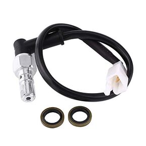 Hydraulic Brake Light Switch, Universal Motorcycle Rear Hydraulic Brake Pressure Light Switch 10x1.25mm 10x1mm for Motorcycle Scooter Moped Dirt Pit Bike ATV(10 * 1MM)