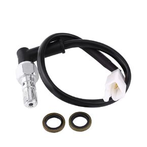 Hydraulic Brake Light Switch, Universal Motorcycle Rear Hydraulic Brake Pressure Light Switch 10x1.25mm 10x1mm for Motorcycle Scooter Moped Dirt Pit Bike ATV(10 * 1MM)
