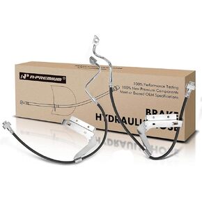 A-Premium Front Driver and Passenger Brake Hydraulic Hoses Compatible with Select Ford Models - F-250 F250/F-350 F350/F-450 F450/F-550 F550 Super Duty, 2011-2012 - Replace# BC3Z2078D(Pack of 2)