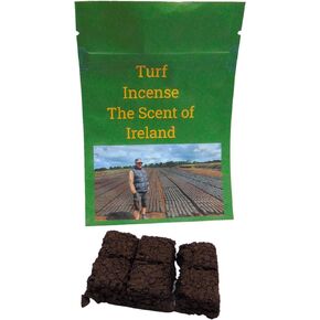 Irish Turf Peat Refills Bulk Pack with 6 Mini Sods in a Scent of Ireland Resealable Bag