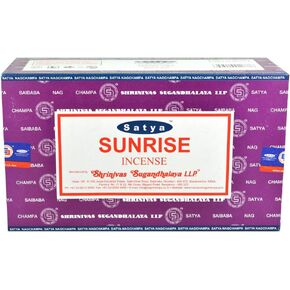 Satya Nag Champa Sunrise Incense Sticks - Box 12 Packs in Kuwait