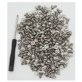 Phillips Head Hard Drive Screws, Computer PC Shell 3.5-inch Hard Drive 6#-32 Phillips Head Hard Drive Screws Silver 200pcs (Silver)