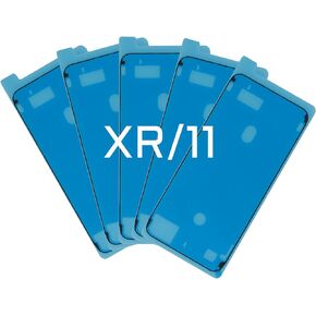 5 PCS for iPhone 11 Waterproof Pre-Cut Adhesive Sticker for iPhone XR 6.1" Fix Sided Tape Seal for iPhone11 Repair Screen Waterproof Sealing Sticker for iPhoneXR for A2111 A2223 A2221