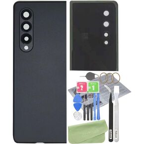 Back Glass Cover Housing Replacement for Samsung Galaxy Z Fold 3 F926 Black