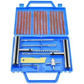 22pcs Tire Repair Kit, Heavy Duty Tire Plug Kit, Heavy Duty Tire Repair Tools & Tire Repair Set for Car, Truck, ATV, RV, SUV,Lawn Mower,Motorcycle,Tractor, Trailer,