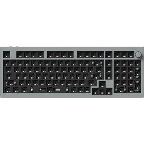 Keychron Q5 Pro Custom Wireless QMK/VIA Mechanical Keyboard Barebone, 96% Layout with Programmable Knob Double-Gasket Design, Hot-Swappable RGB Backlit Compatible with Mac Windows Linux - Black