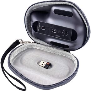 Case Compatible with Logitech MX Master 3s/ Master 3/ Mx Master 2s Advanced Wireless Mouse, Portable Bluetooth Mouse Storage Box Bag - Grey