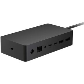 Microsoft Surface Dock 2 - for Notebook/Desktop PC/Smartphone/Monitor/Keyboard/Mouse - 199 W - 6 x USB Ports - Network (RJ-45) - Wired (Renewed)