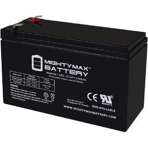 Mighty Max Battery ml7-12f2-12 volt 7 ah, f2 terminal, rechargeable sla agm battery