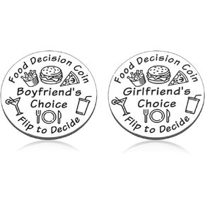 GGOJAGST Funny Valentines Day Gift for Boyfriend Girlfriend Couples Newlyweds Anniversary for Women Men Dinner Food Decider Double-Sided Gift Wedding Gift for Husband Wife